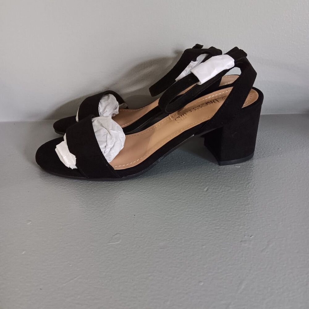 🌴open toe black Dreampairs